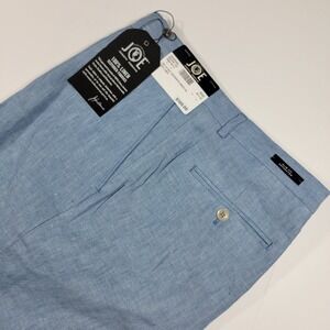 Joseph Abboud Men's LINEN‎ Dress Pants Slim Fit Size 40x32 LIGHT BLUE - NEW